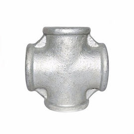 Weld Casting Iron 4 Way Pipe Fitting Cross Untuk Pipa Pipa Permukaan Halus