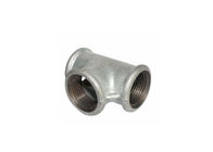 Hot Dipped Pipe Fitting Banded NPT Threads 1 * 1/2 &quot;Tee Besi Lunak