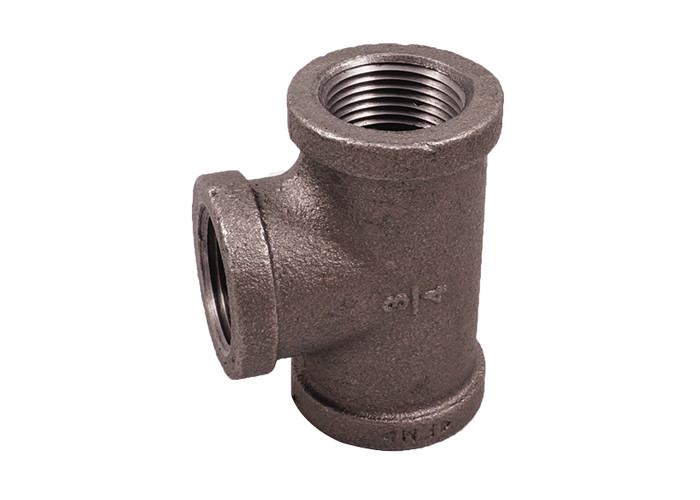 Perlindungan Kebakaran 1/2 Pipa Besi Lunak Tee Besi Cor Fitting Berulir