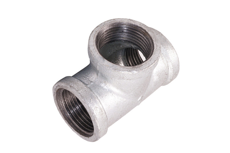 Hot Dipped Galvanized Malleable Iron Tee 4 Inch Bsp Pipe Fittings ISO9001