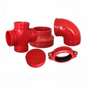 ASTM Water Line 250HB Ductile Iron Beralur Pipa Fitting