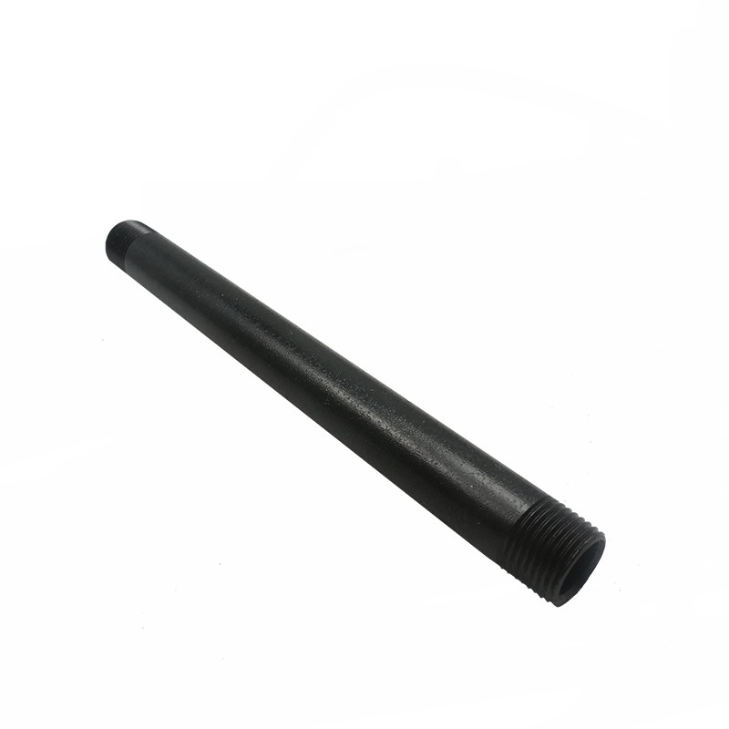 DIN Blanking Carbon Steel Black Pipe Nipples Dengan Kedua Ujung Benang